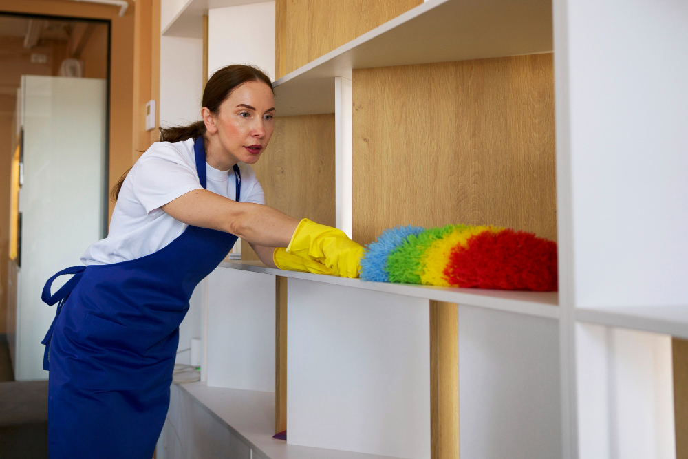 Kitchen before professional cleaning service